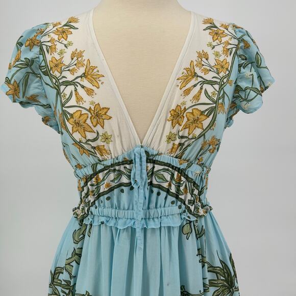 Derek Lam 10 Crosby Flutter Sleeve V-Neck Midi Dress Size 2 – EUC, 2 Small Spots - Picture 4 of 12